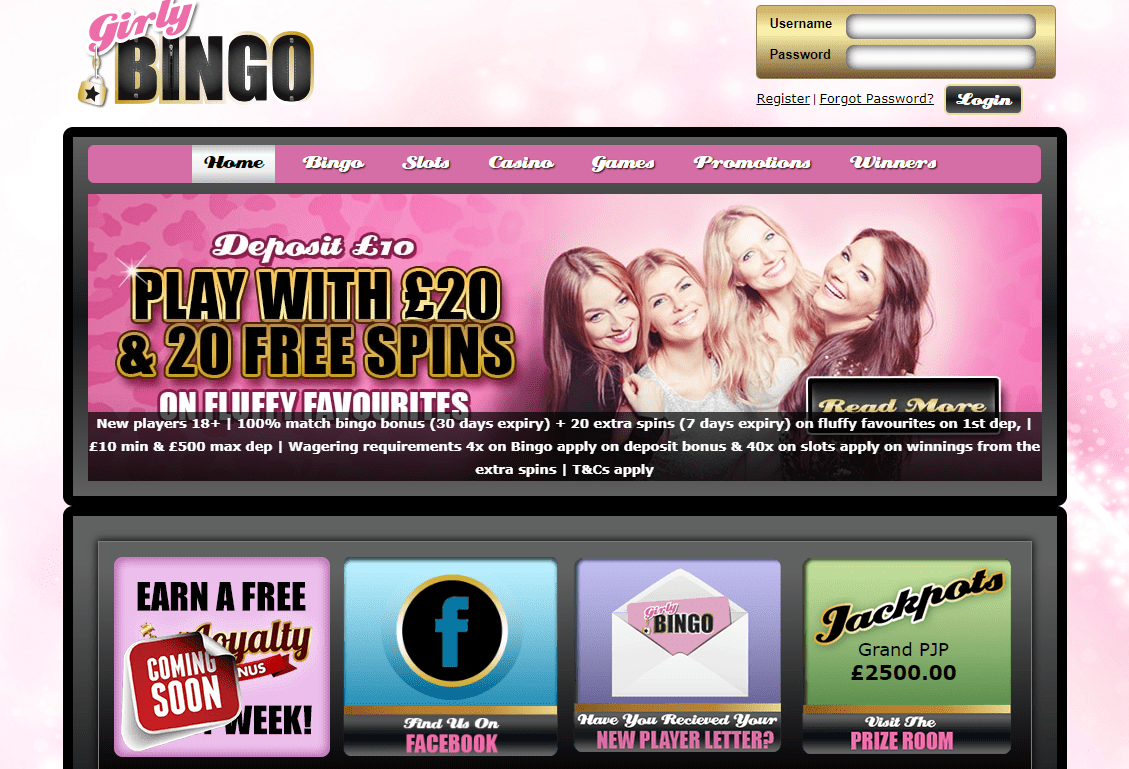 20 free bingo no deposit